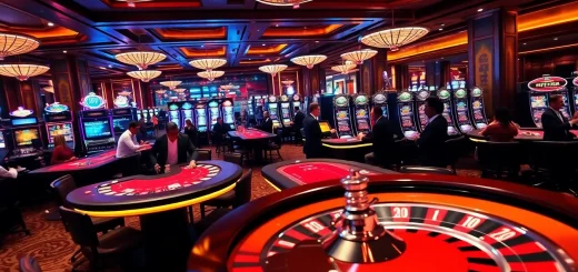 Experience the excitement at HITCLUB casino with vibrant gaming tables and lively atmosphere.