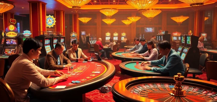 Experience high-stakes excitement at 68VIP with vibrant casino games and luxurious atmosphere.